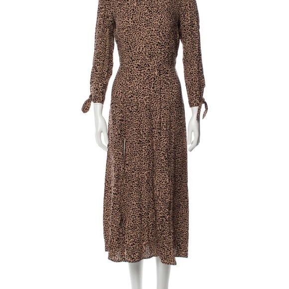 REFORMATION Port Print Dress Blitz Size 4 - Picture 7 of 8